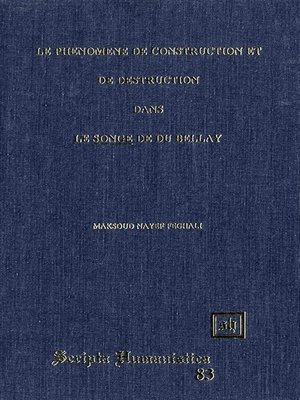 cover image of Le Phénomène de Construction et de Destruction dans "Le Songe" de Du Bellay